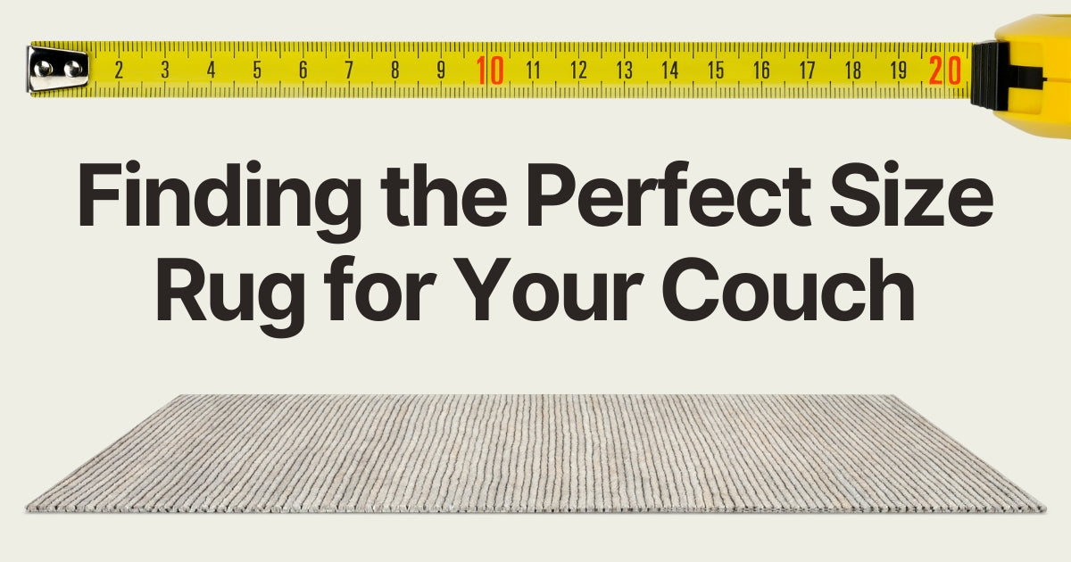 Finding the Perfect Size Rug for Your Couch