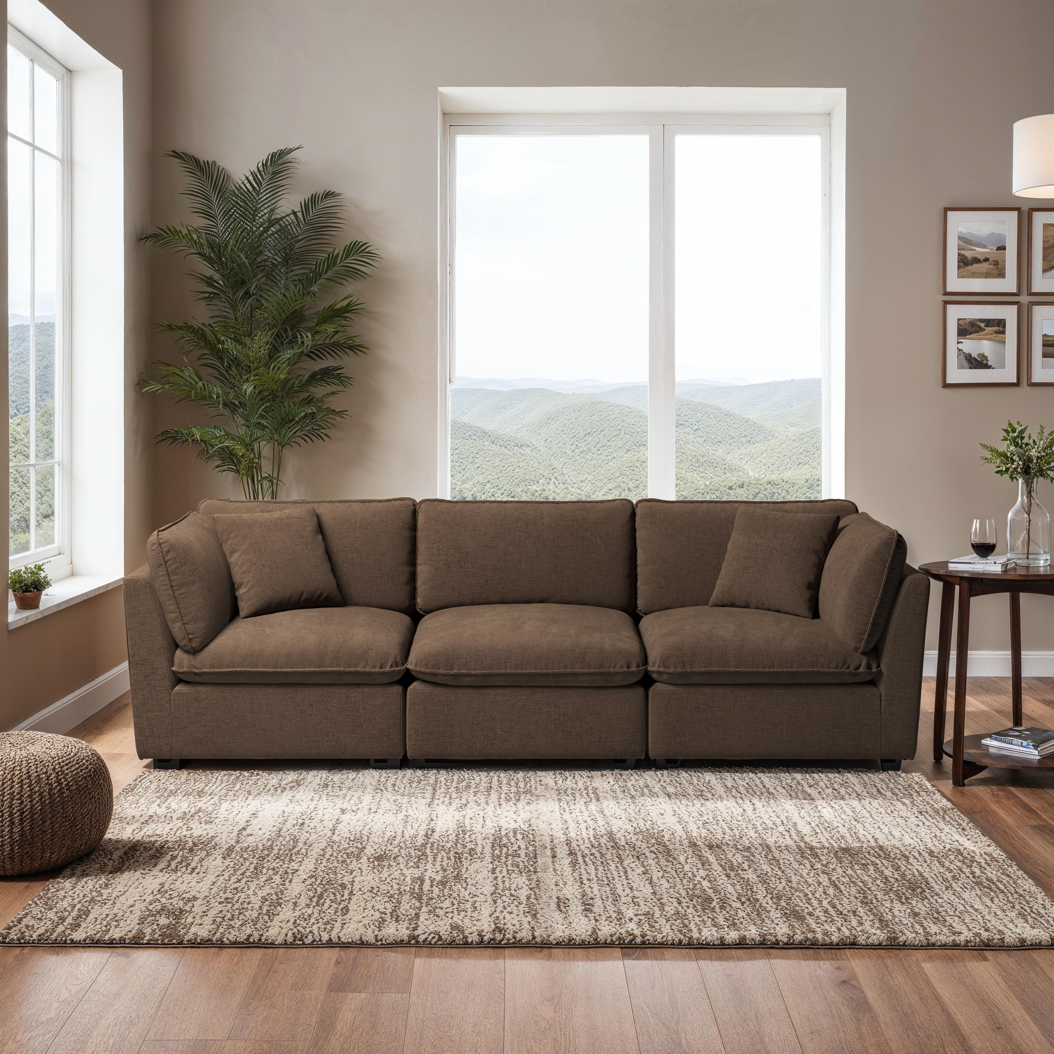 Comfy Modular Sofa - 3-Seater (Tapered)