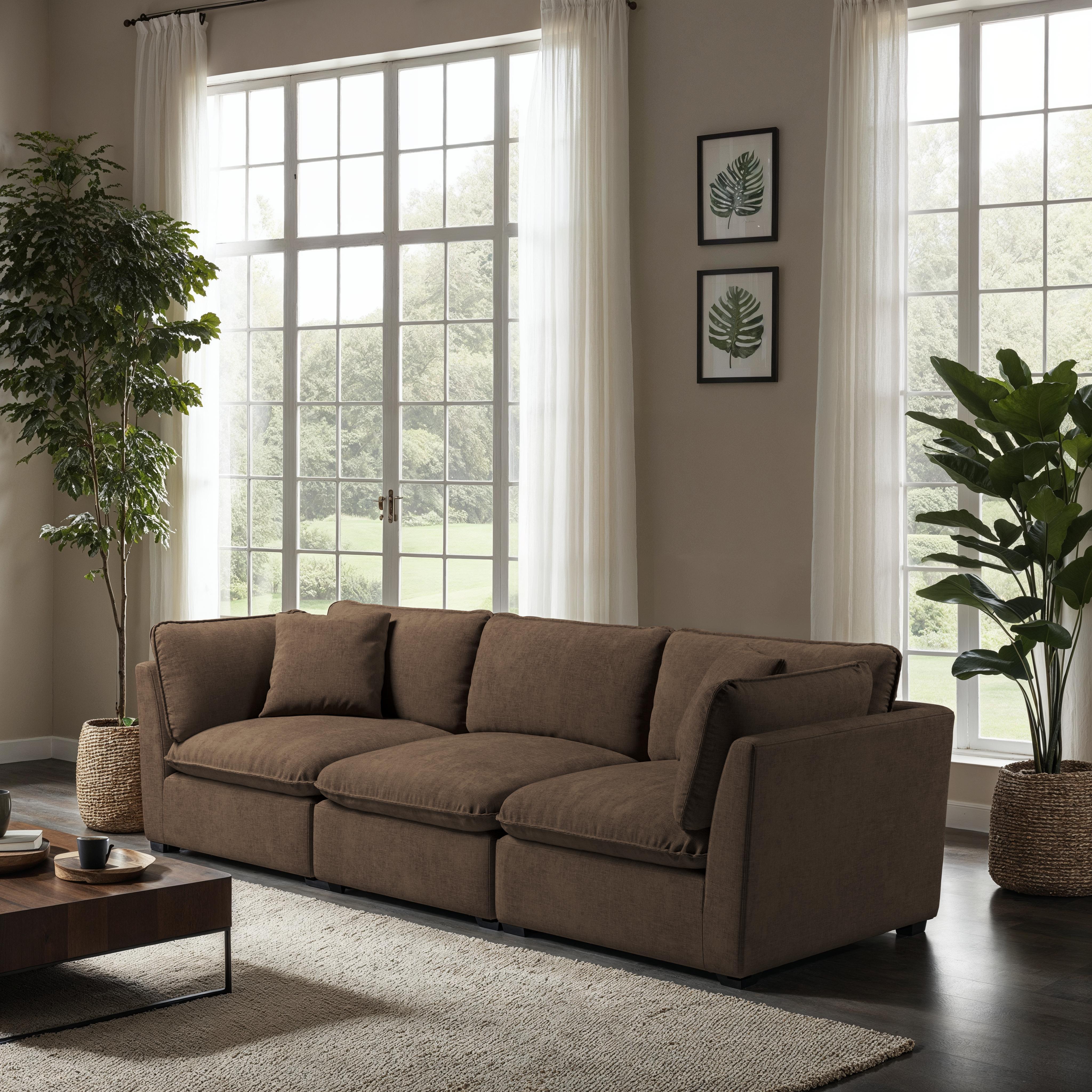 Comfy Modular Sofa - 3-Seater (Tapered)