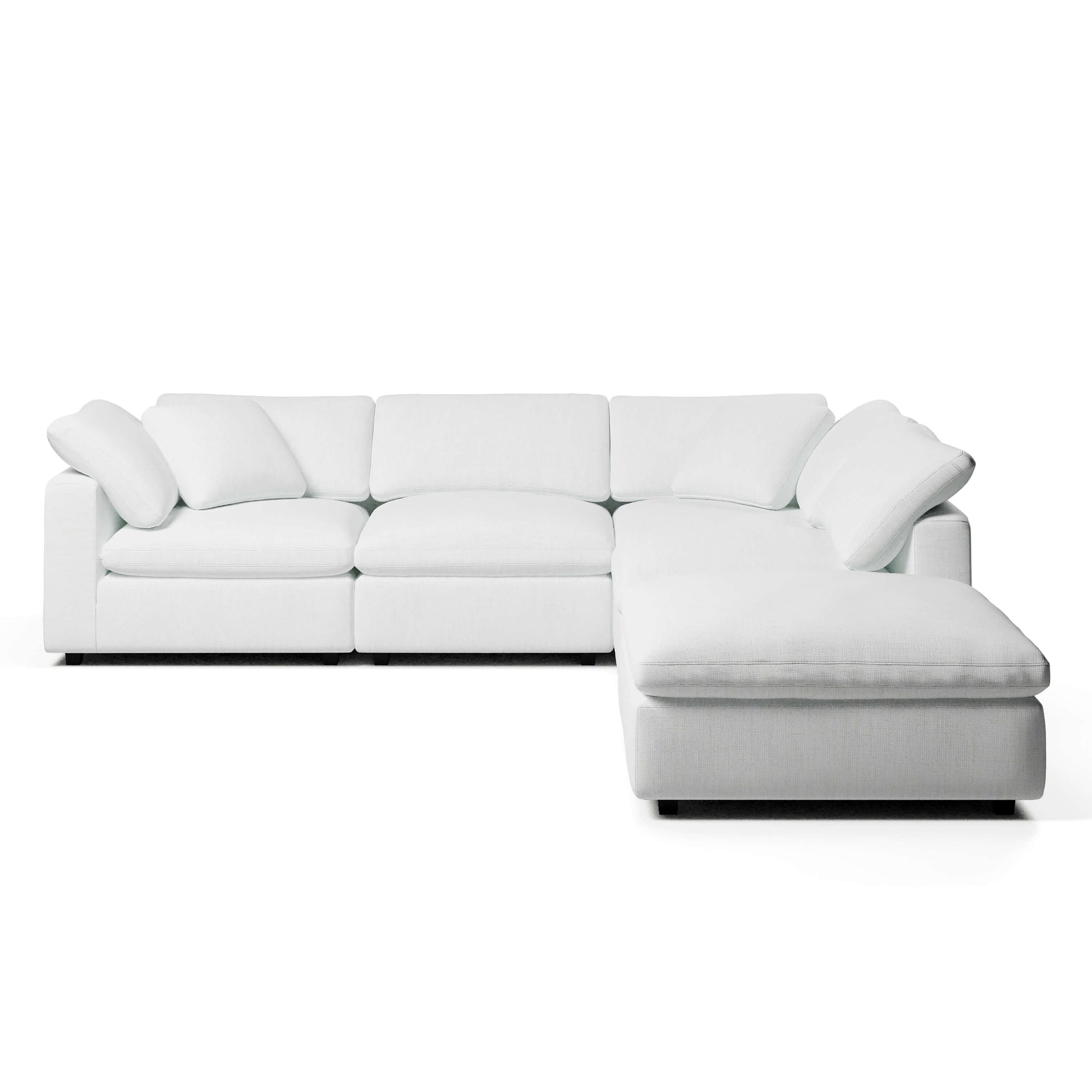 L-shape Couch With Ottoman 